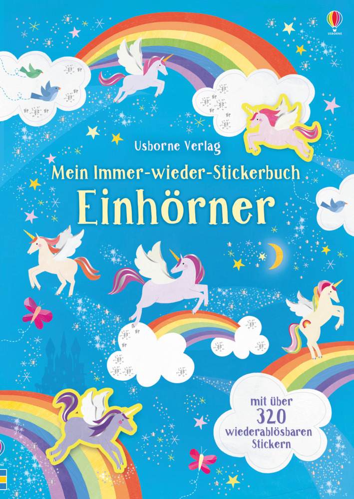 Mein Immer-wieder-Stickerbuch: Einhörner main product photo