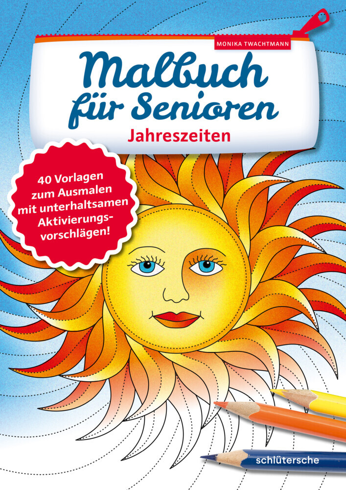 Malbuch für Senioren. Jahreszeiten main product photo