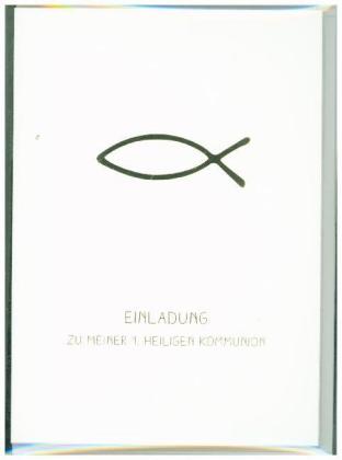 Kartenset, Einladung Kommunion
