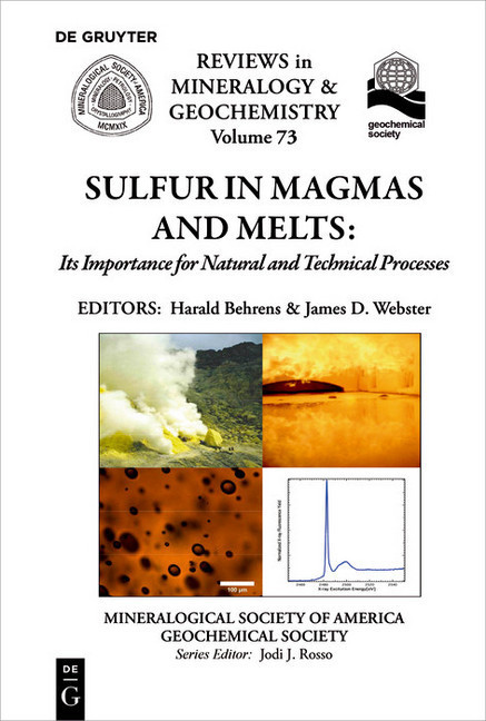 Sulfur in Magmas and Melts: main product photo