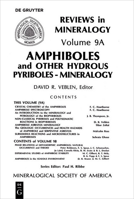 Amphiboles and Other Hydrous Pyriboles main product photo