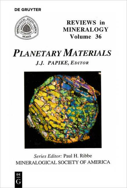 Planetary Materials main product photo