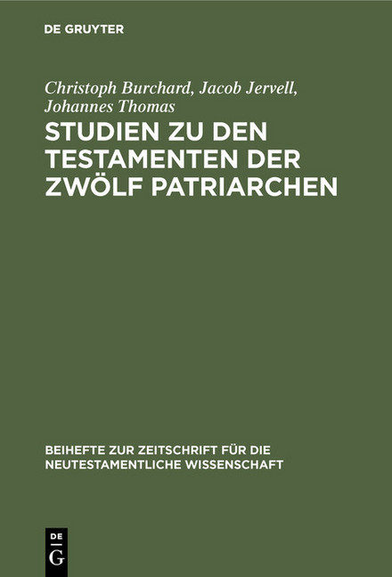 Studien zu den Testamenten der Zwölf Patriarchen main product photo