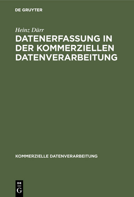 Datenerfassung in der kommerziellen Datenverarbeitung main product photo