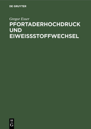 Pfortaderhochdruck und Eiweißstoffwechsel