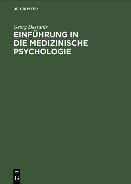 Einführung in die medizinische Psychologie main product photo