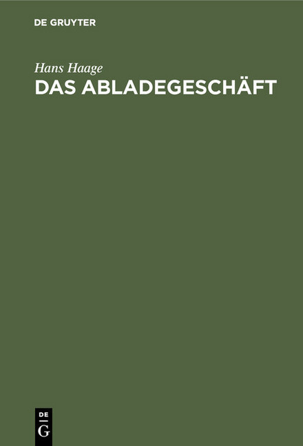 Das Abladegeschäft main product photo