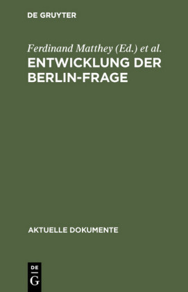Entwicklung der Berlin-Frage