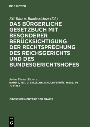 Einzelne Schuldverhältnisse, 705-853