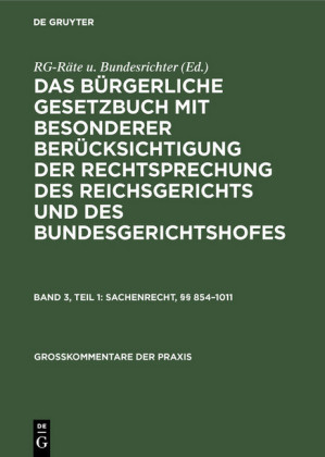 Sachenrecht, 854-1011