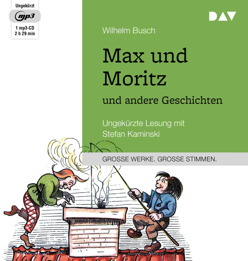 Max und Moritz und andere Geschichten, 1 Audio-CD, 1 MP3 main product photo