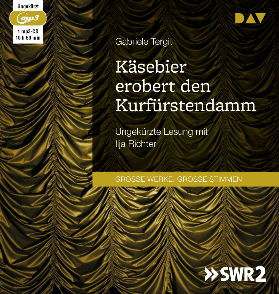 Käsebier erobert den Kurfürstendamm, 1 Audio-CD, 1 MP3 main product photo