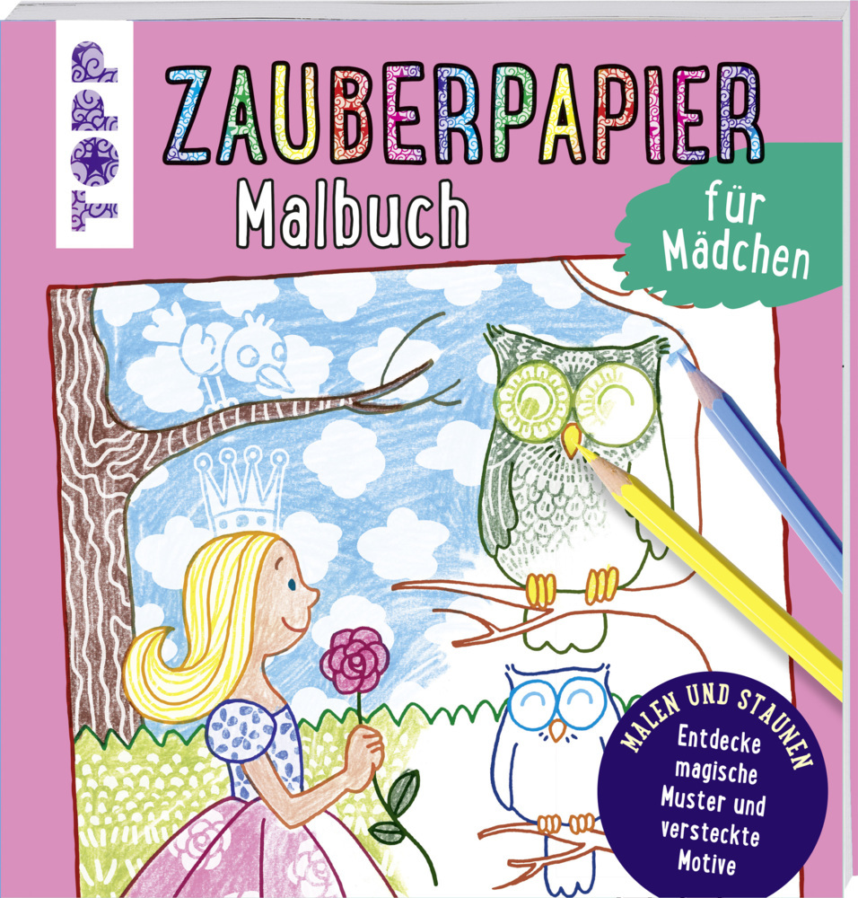 Zauberpapier Malbuch für Mädchen main product photo