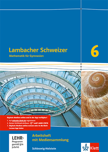 Lambacher Schweizer Mathematik 6. Ausgabe Schleswig-Holstein, m. CD-ROM main product photo