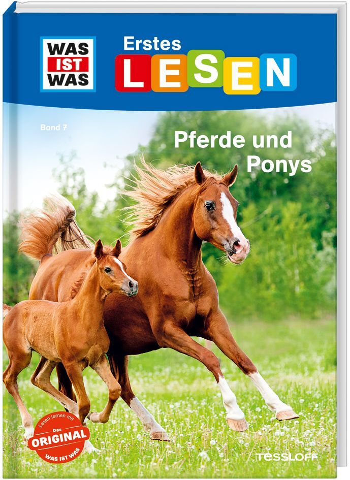 WAS IST WAS Erstes Lesen Band 7. Pferde und Ponys main product photo
