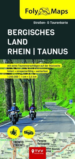 FolyMaps Bergisches Land - Rhein - Taunus 1:250 000 main product photo