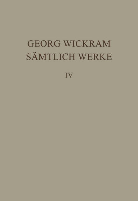 Sämtliche Werke, 4 main product photo