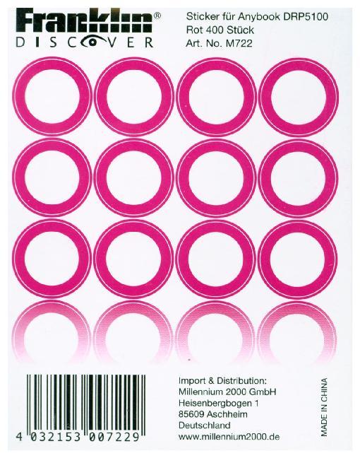 Franklin Discover Sticker Set 400 St. Rot main product photo
