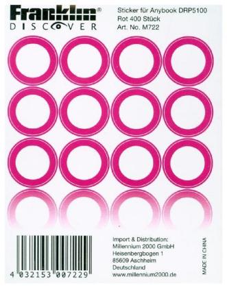 Franklin Discover Sticker Set 400 St. Rot