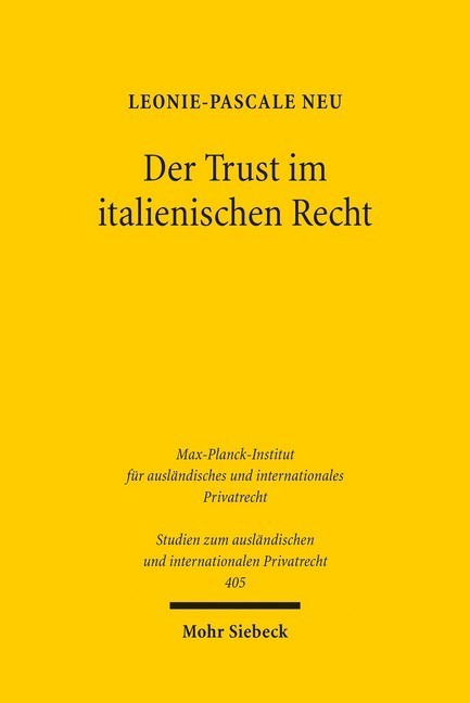 Der Trust im italienischen Recht main product photo