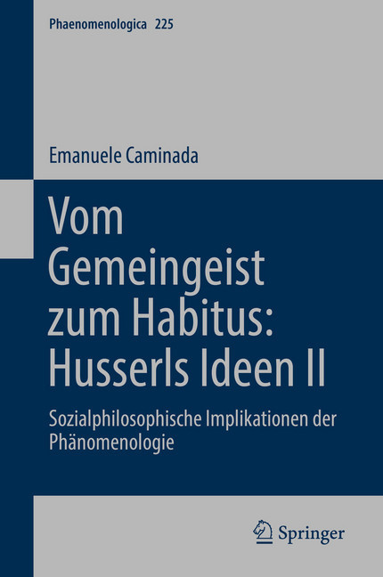Vom Gemeingeist zum Habitus: Husserls Ideen II main product photo