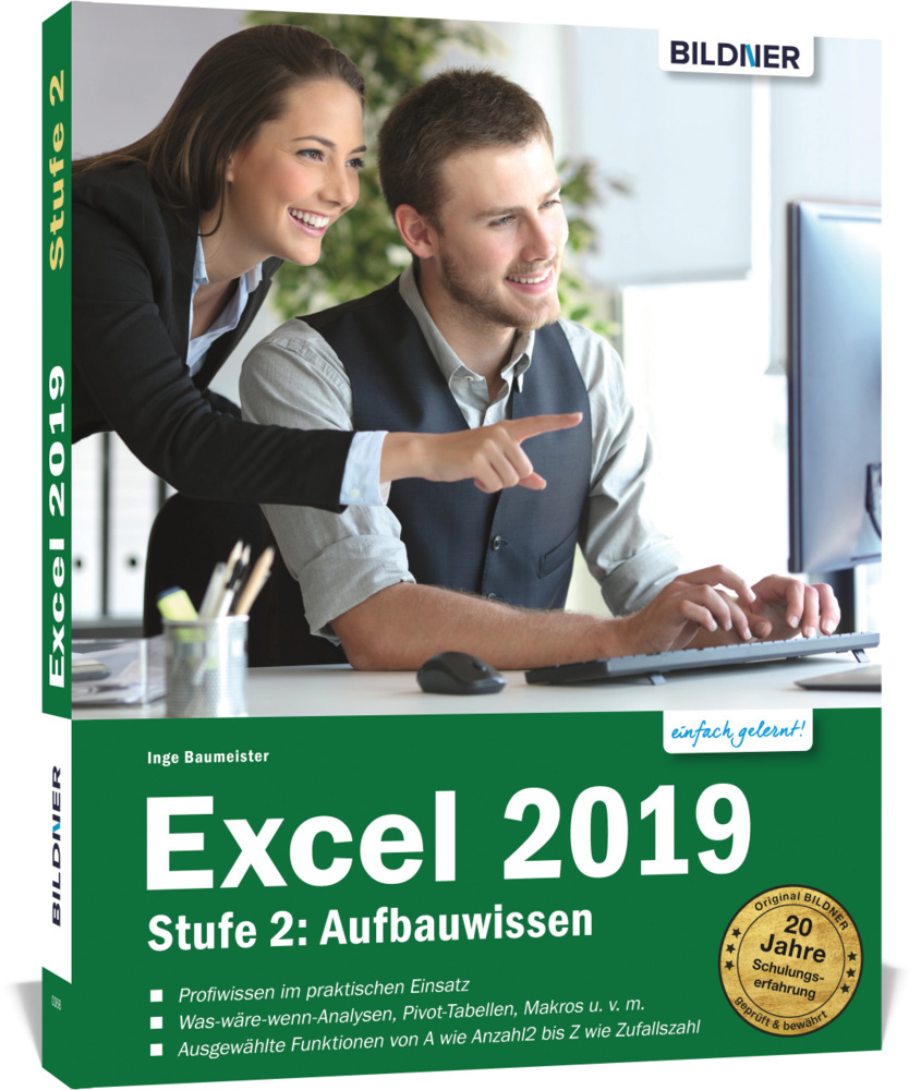 Excel 2019 - Stufe 2: Aufbauwissen main product photo