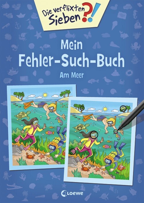 Die verflixten Sieben - Mein Fehler-Such-Buch - Am Meer main product photo