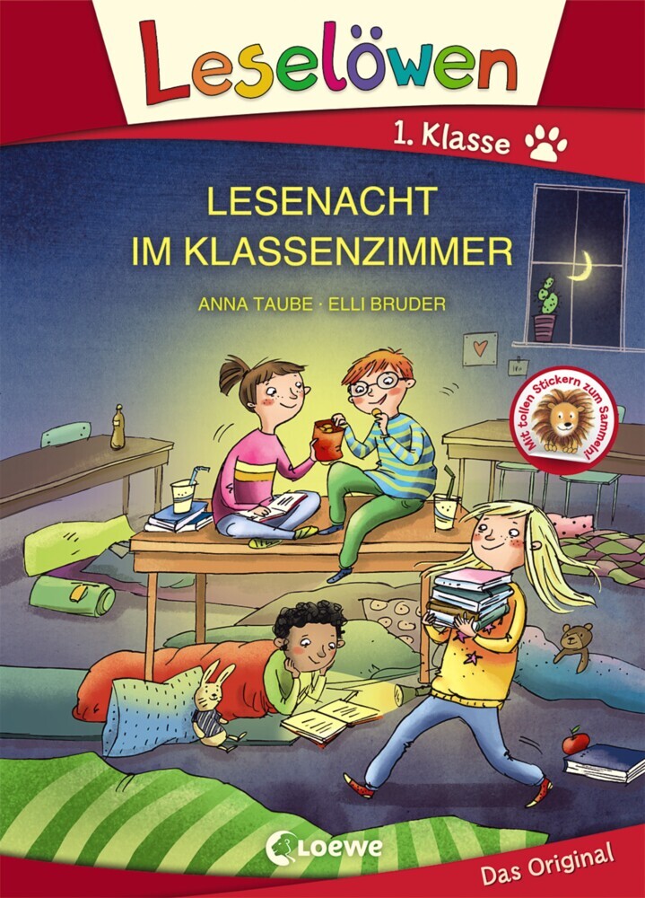 Leselöwen 1. Klasse - Lesenacht im Klassenzimmer (Großbuchstabenausgabe) main product photo