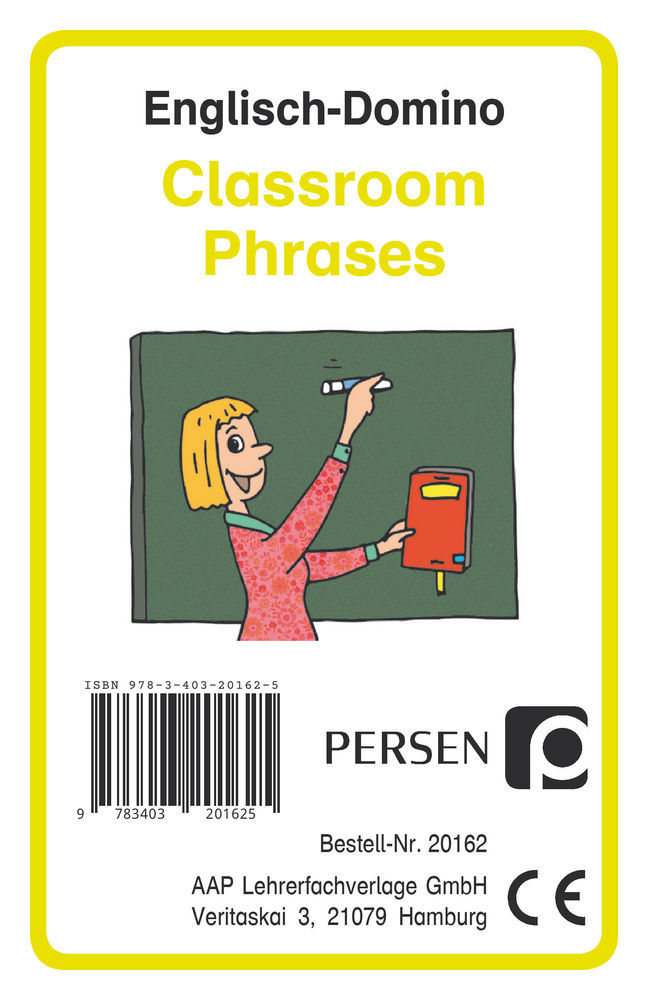 Englisch-Domino: Classroom Phrases (Kartenspiel) main product photo