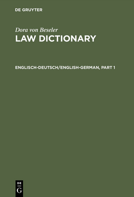 Englisch-Deutsch/English-German main product photo