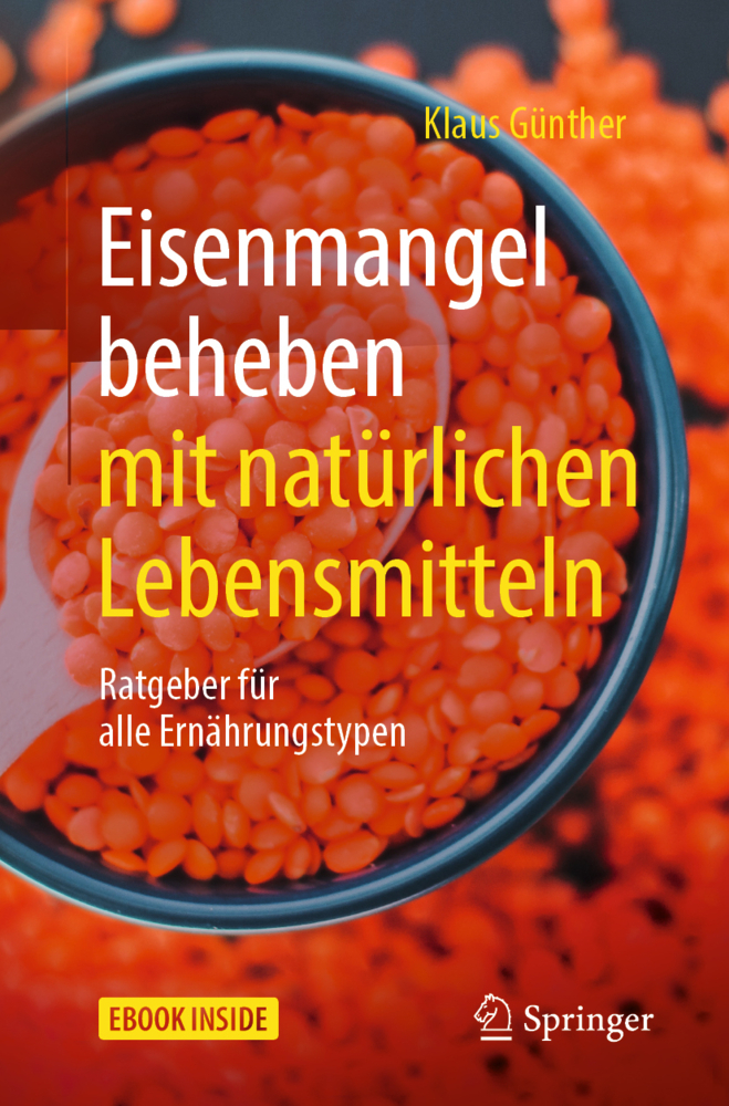 Eisenmangel beheben mit natürlichen Lebensmitteln, m. 1 Buch, m. 1 E-Book main product photo