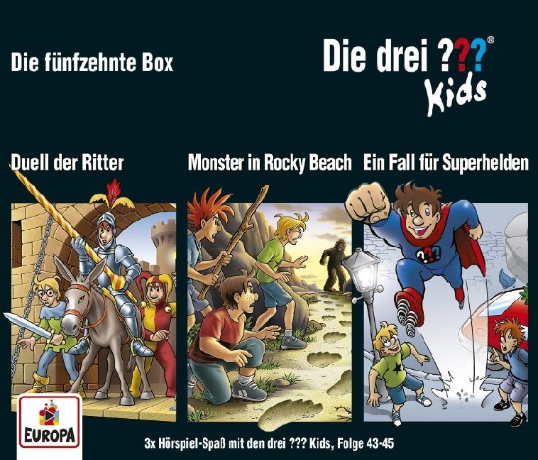 Die drei ??? Kids 3er Box. Box.15, 3 Audio-CDs main product photo