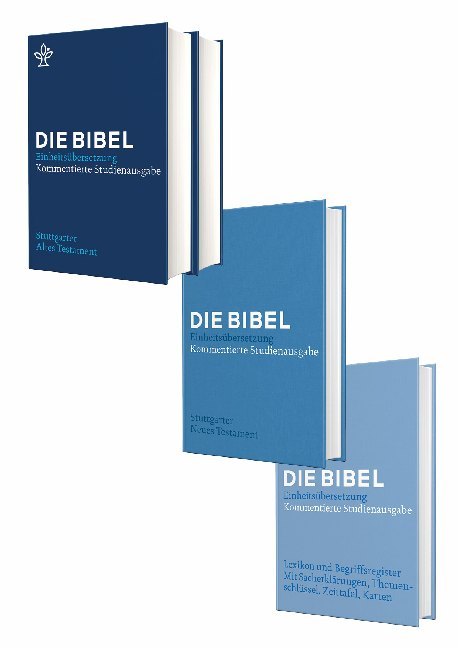 Die Bibel (Rev. Einheitsübersetzung 2017) - Stuttgarter Altes + Neues Testament + Lexikon, 4 Bde. main product photo