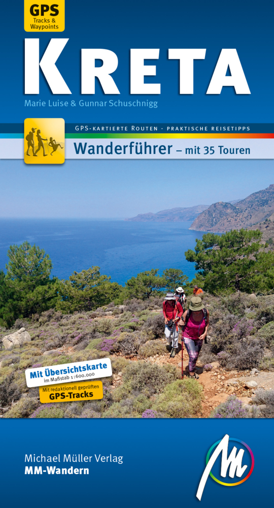 Kreta MM-Wandern Wanderführer Michael Müller Verlag main product photo