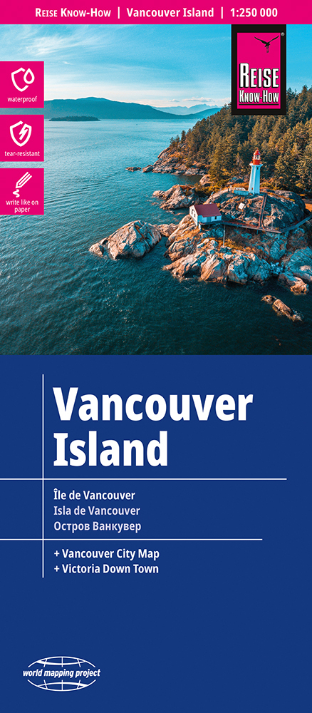 Reise Know-How Landkarte Vancouver Island (1:250.000) main product photo