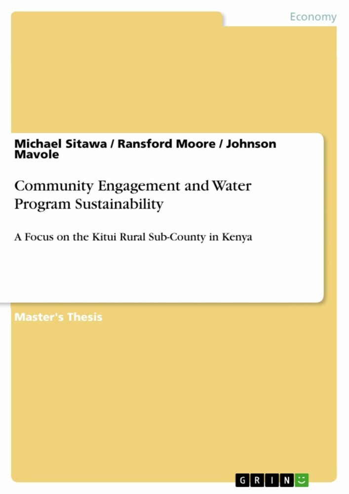 Community Engagement and Water Program Sustainability main product photo