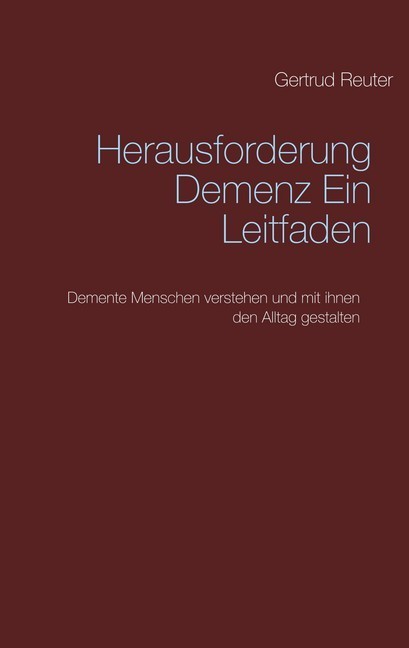 Herausforderung Demenz Ein Leitfaden main product photo