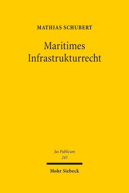 Maritimes Infrastrukturrecht main product photo