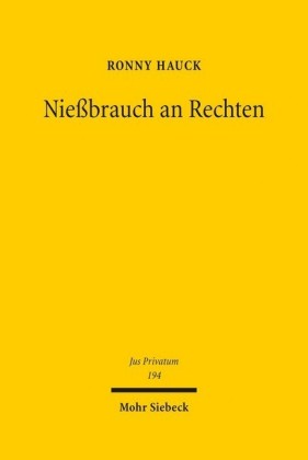 Nießbrauch an Rechten