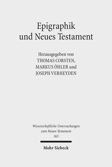 Epigraphik und Neues Testament main product photo
