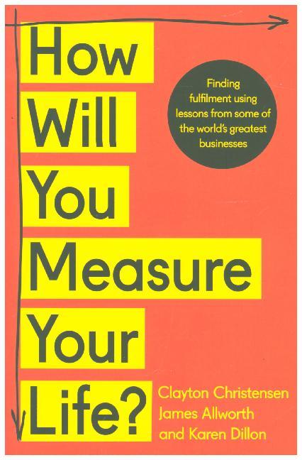 How Will You Measure Your Life? main product photo