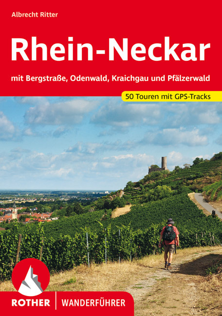 Rother Wanderführer Rhein-Neckar main product photo