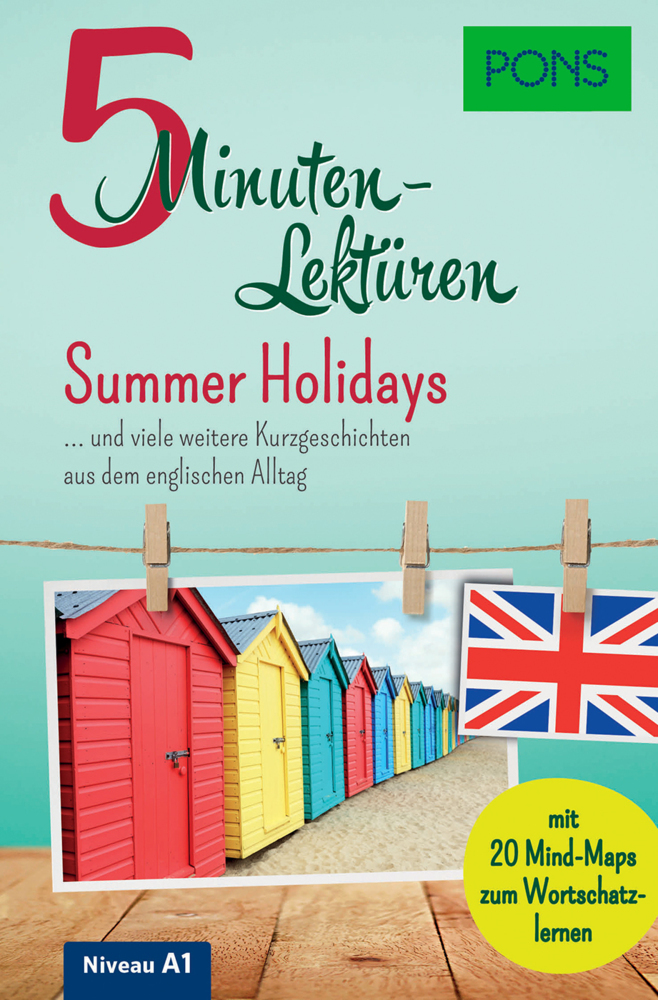 PONS 5-Minuten-Lektüren Englisch A1 - Summer Holidays main product photo