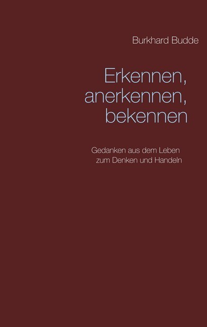 Erkennen, anerkennen, bekennen main product photo