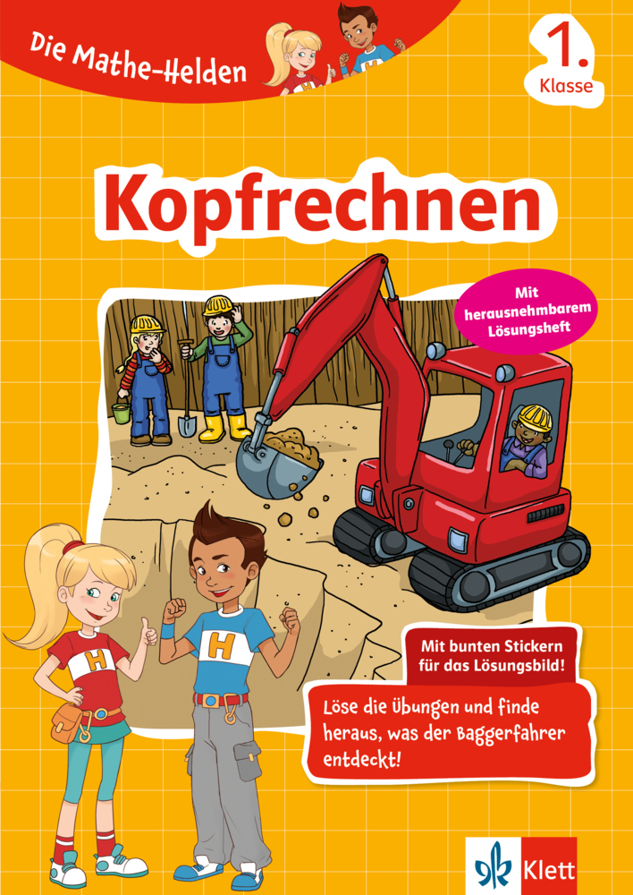 Klett Die Mathe-Helden: Kopfrechnen 1. Klasse main product photo