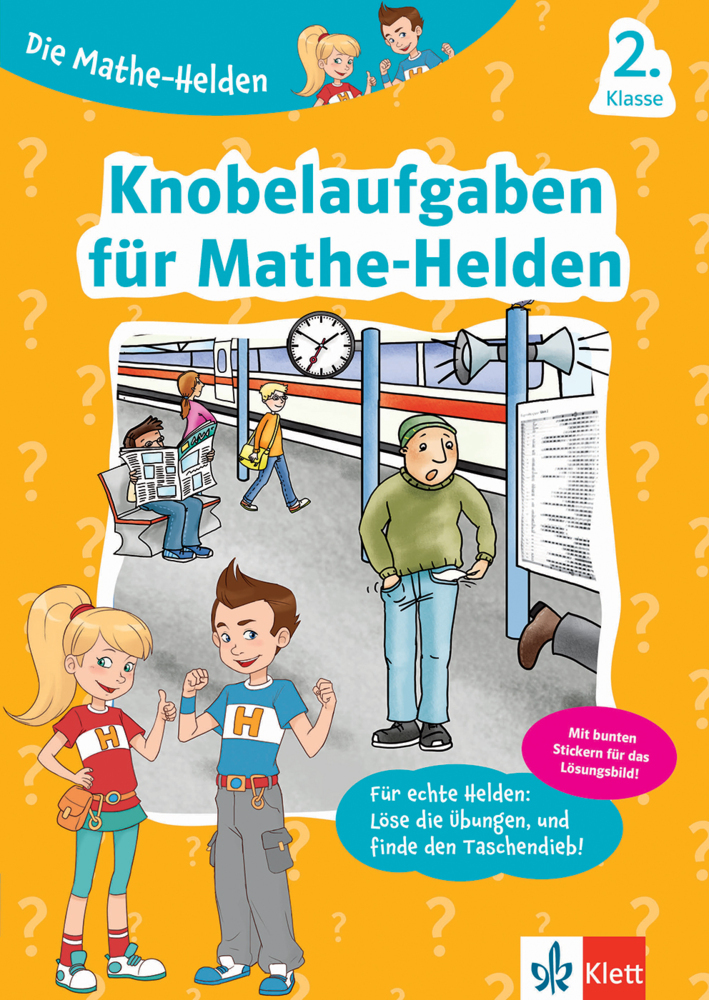 Klett Die Mathe-Helden: Knobelaufgaben für Mathe-Helden 2. Klasse main product photo