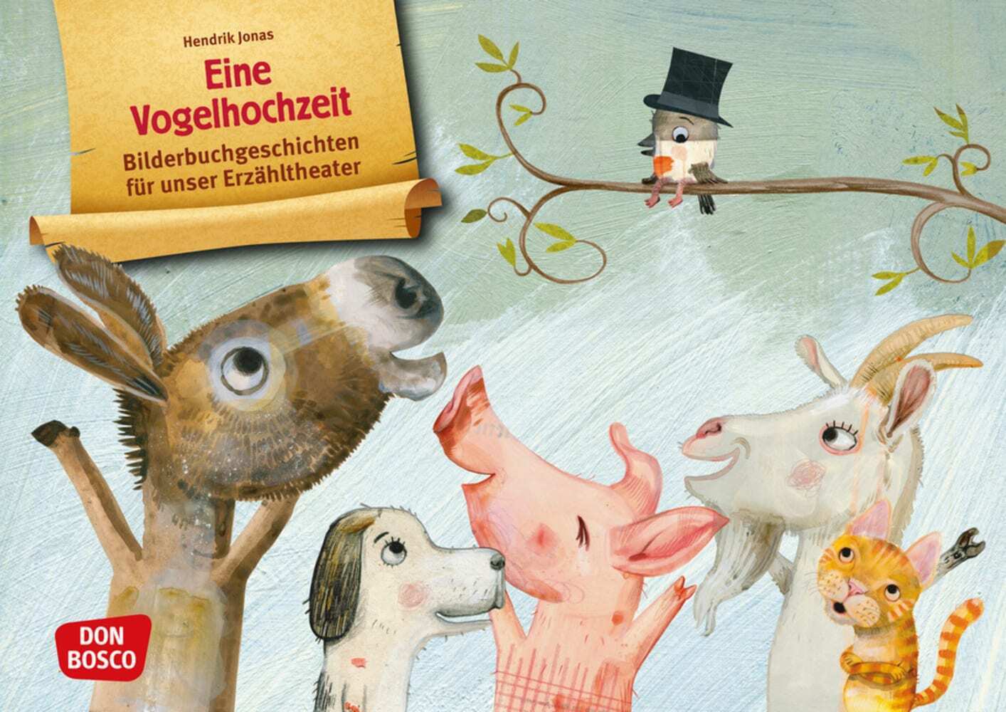 Eine Vogelhochzeit. Kamishibai Bildkartenset. main product photo