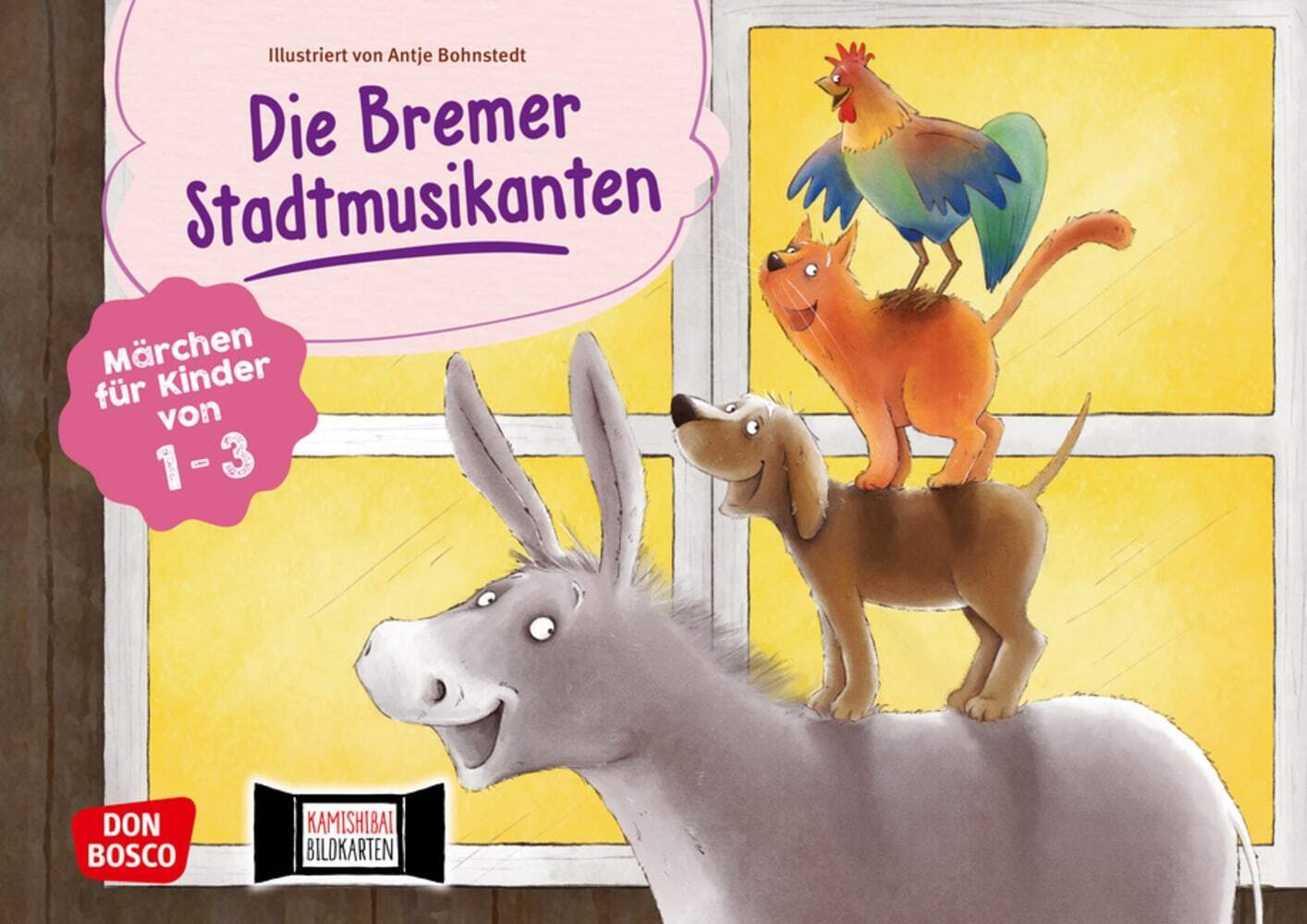 Die Bremer Stadtmusikanten. Kamishibai Bildkartenset main product photo