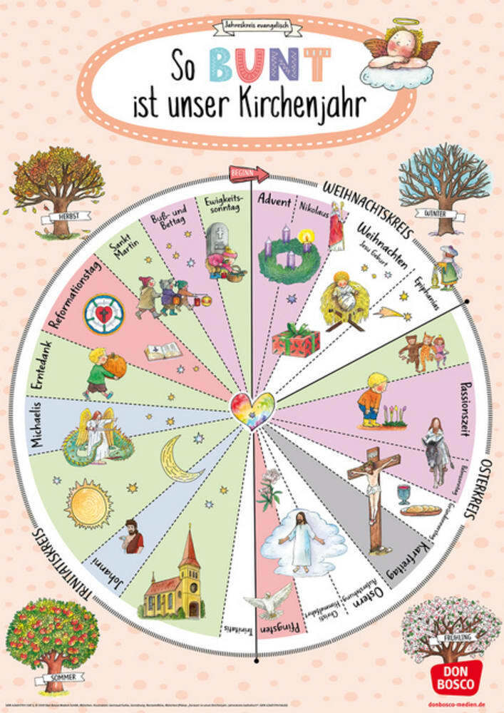 So bunt ist unser Kirchenjahr (Jahreskreis evangelisch) main product photo