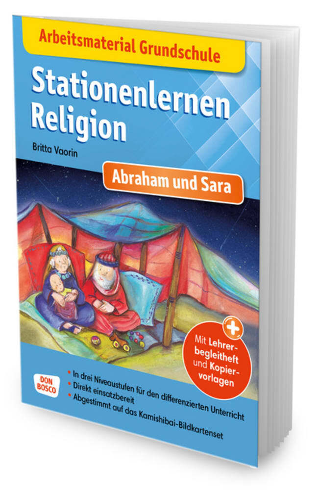 Arbeitsmaterial Grundschule. Stationenlernen Religion: Abraham und Sara, m. 1 Beilage main product photo